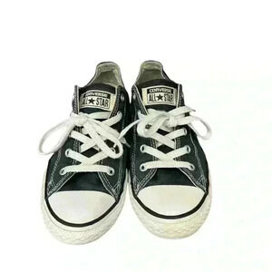 Kid’s All Star Converse Unisex Black & White Sneakers - Size 3
